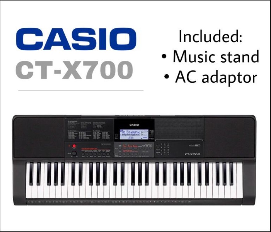 Casio CTX700 61Key Portable Keyboard (CTX700 / CTX 700), Hobbies