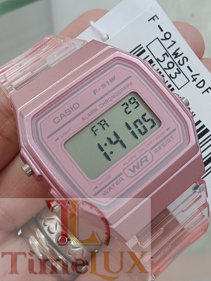 Casio Digital Watch F-91WS-4D, Women's Fashion, Watches & Accessories ...