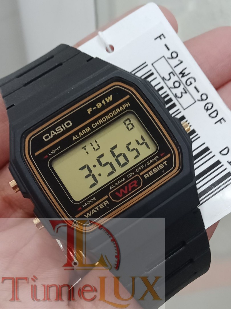 Casio Rubber Watch F91WG9Q, Men's Fashion, Watches & Accessories