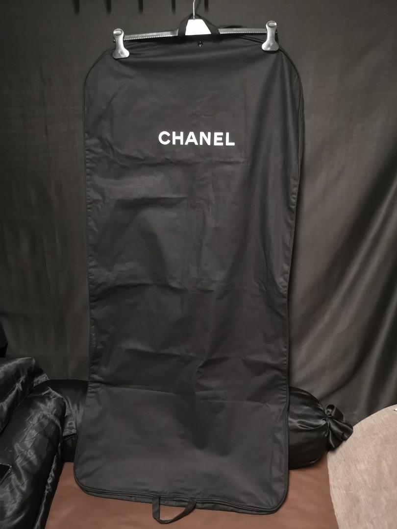 CHANEL Canvas Garment Cover Bag Black main image 1
