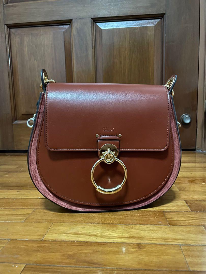 Chloe Tess Bag Large In Sepia Brown, Women'S Fashion, Bags & Wallets,  Shoulder Bags On Carousell