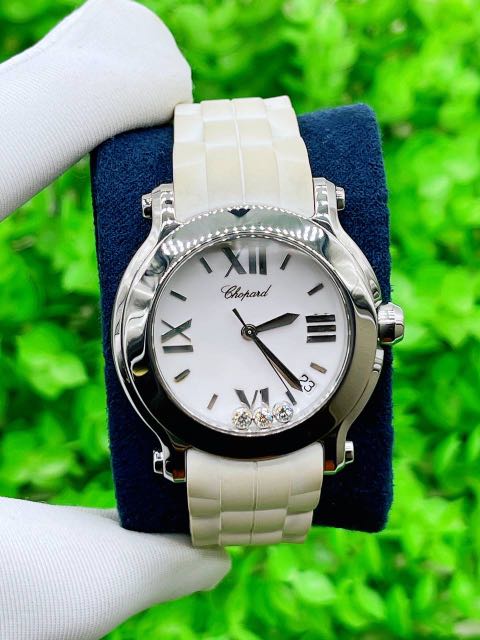 Chopard happy hotsell sport rubber strap