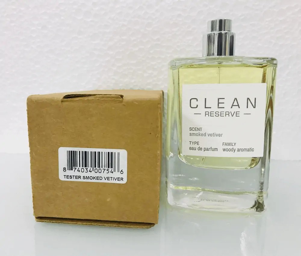 CLEAN RESERVE SMOKED VETIVER EDP TESTER UNISEX 100ML Beauty