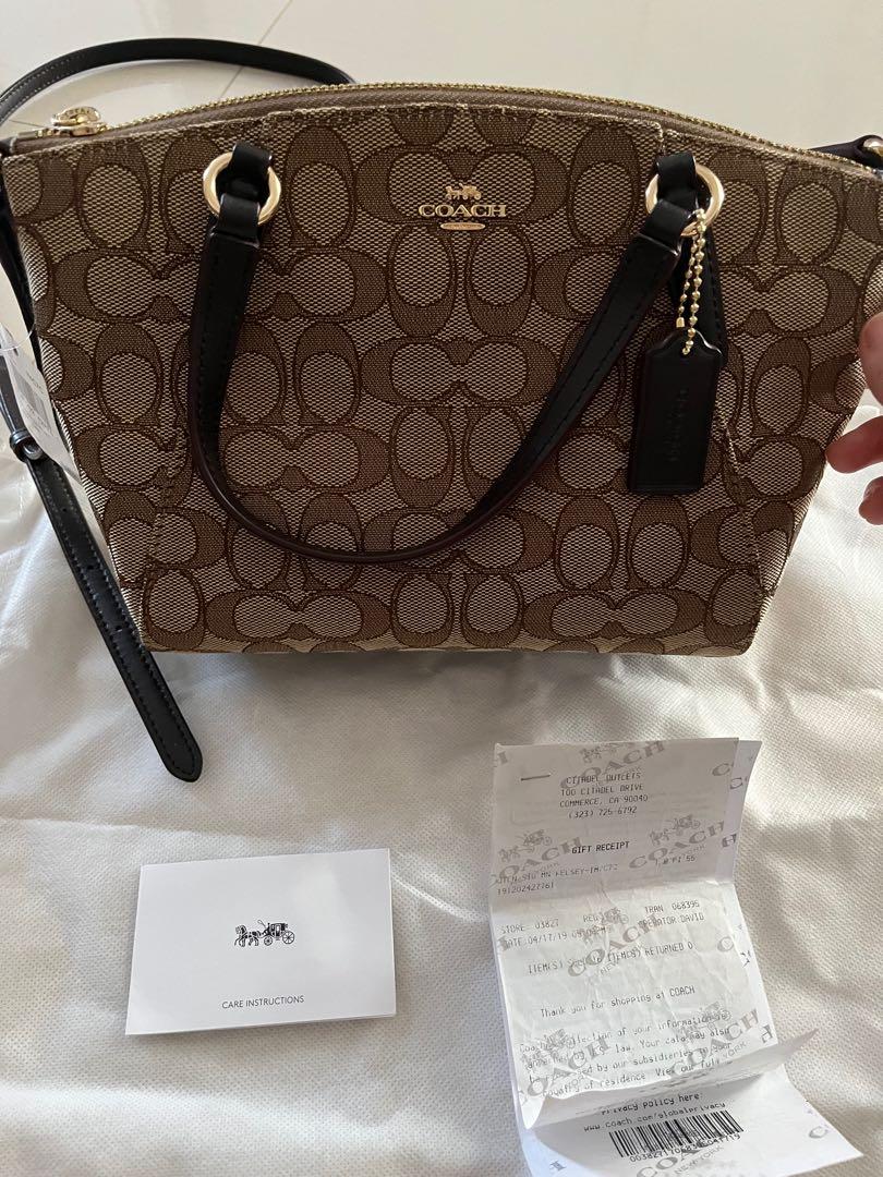 Coach small kelsey authentic, Barang Mewah, Tas & Dompet di Carousell