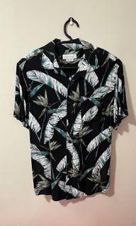 Cotton On Tropical Short Sleeve Collared Shirt