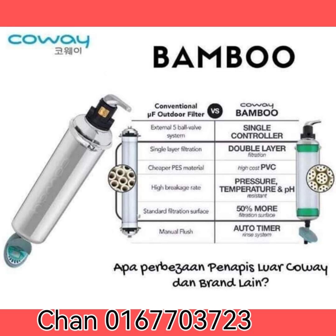 Coway Bamboo Outdoor Water Filter TV Home Appliances Other