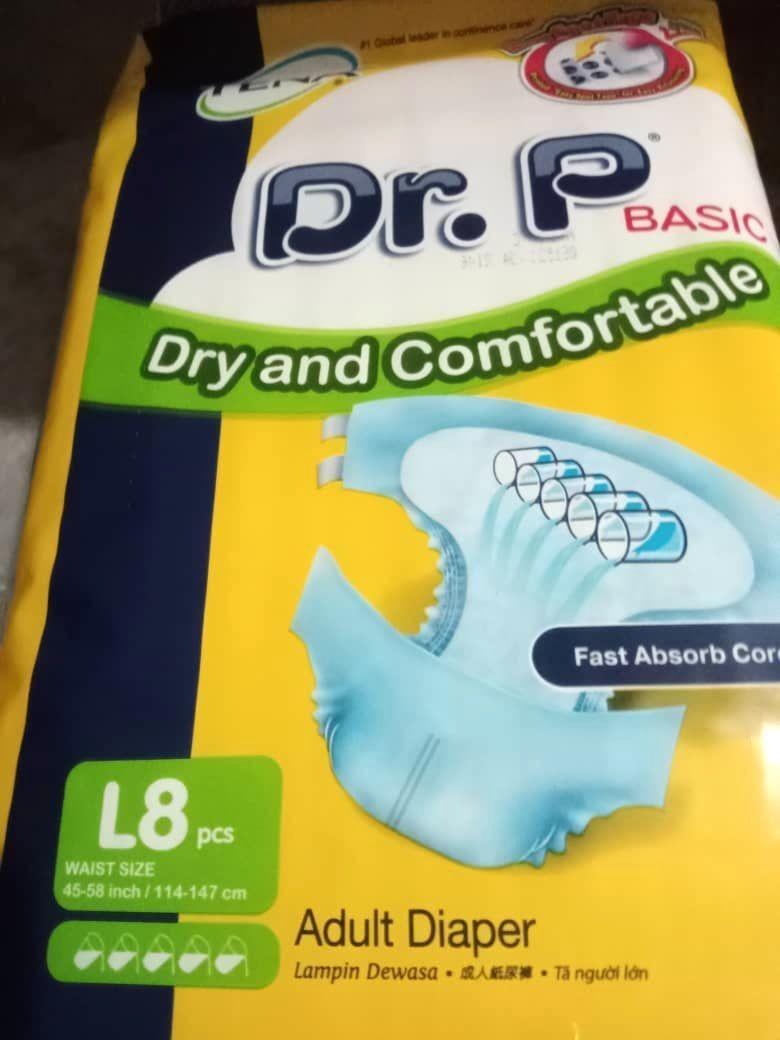 Dr. P adults diapers (L size), Health & Nutrition, Assistive
