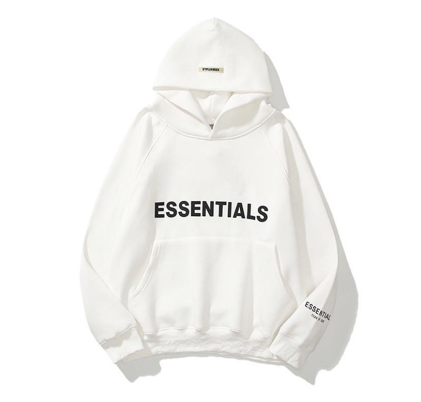 Essentials hoodie (black/grey/white etc), Men's Fashion, Tops u0026 Sets,  Hoodies on Carousell