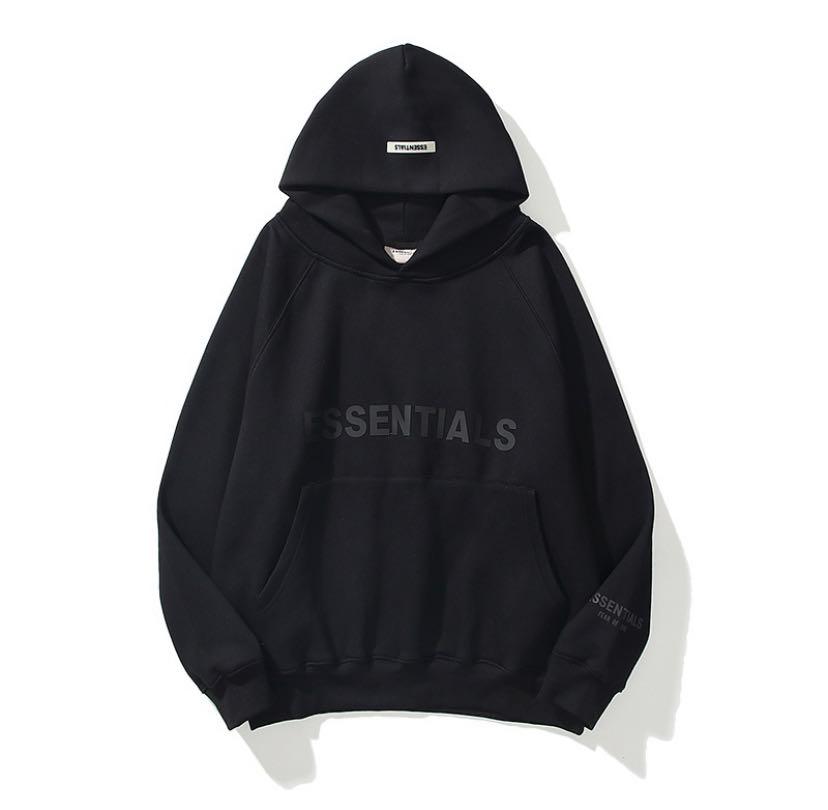 All black outlet hoodies