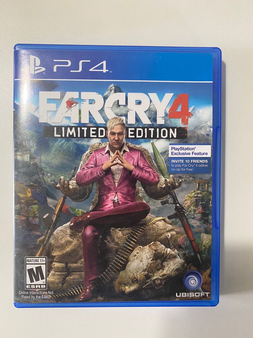 Far Cry 4 - Édition Limitée - Jeu PS4 (PlayStation 4) - PEGI 18 - Bon état, Jeu Ayant Servi