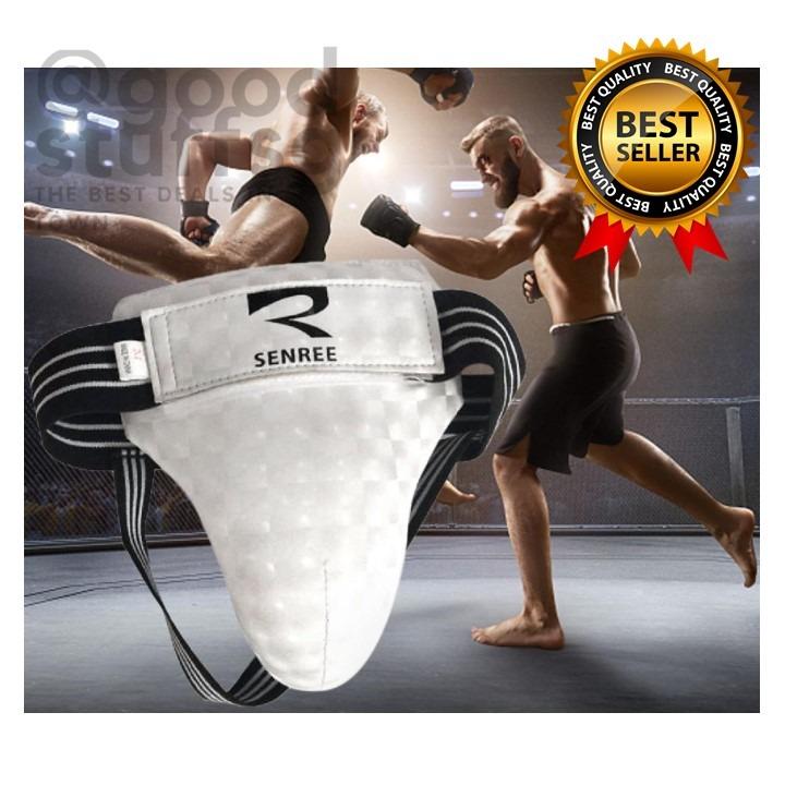 Men Abdominal and Groin Protector Guard for Boxing Training Muay Thai 