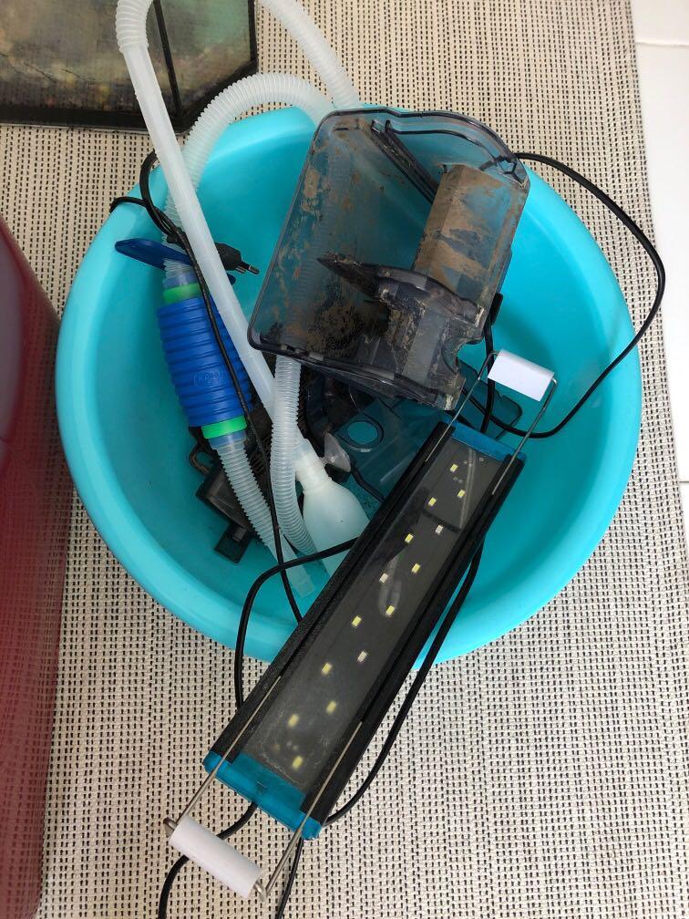 Full Set Aquarium & Accessories, Pet Supplies, Homes & Other Pet