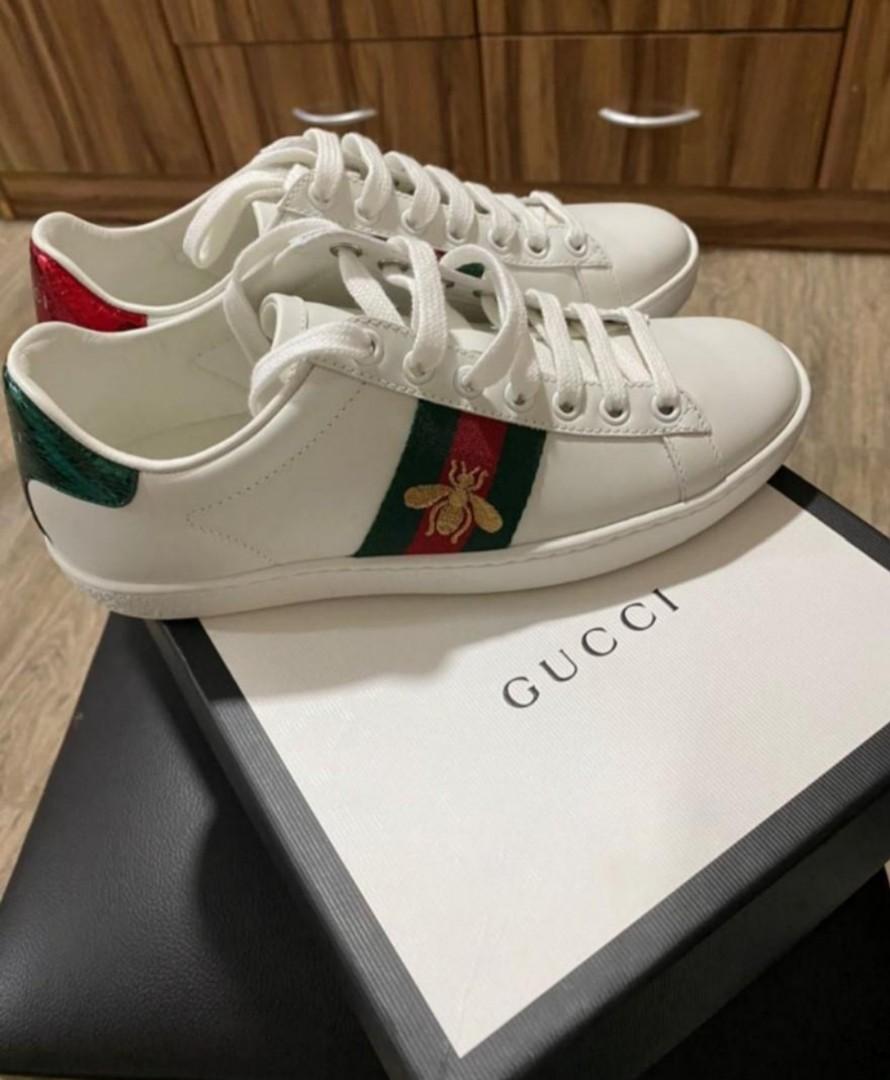 Gucci Ace Bee Sneakers, Men's Fashion, Footwear, Sneakers on Carousell