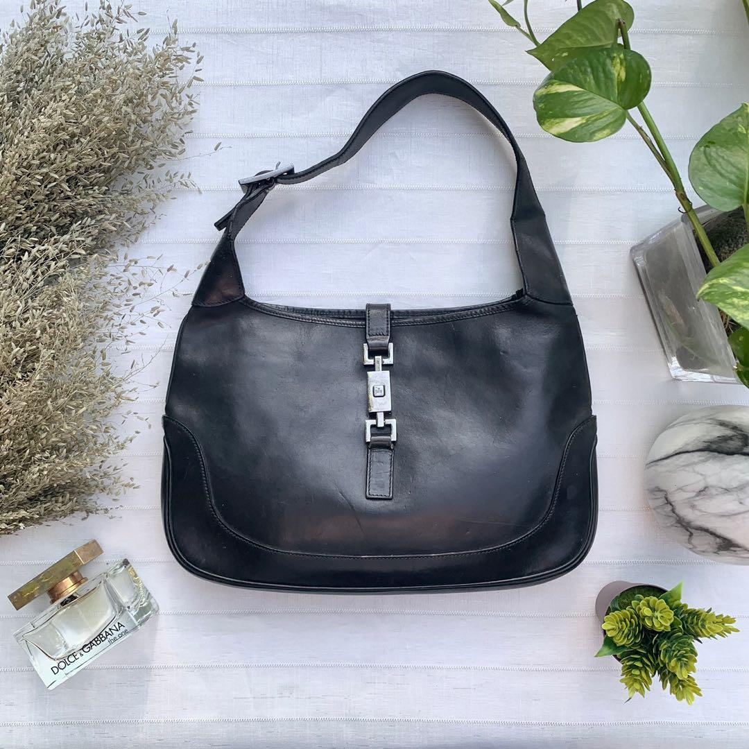 Gucci black jackie best sale bag