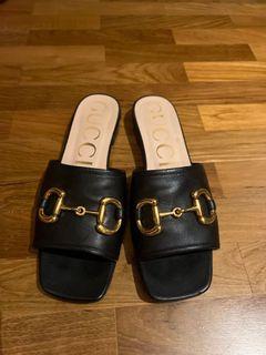 Gucci horsebit flat sandals