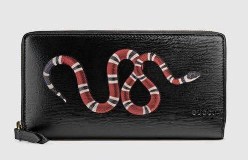 GUCCI SNAKE LONG WALLET, Men's Fashion, Watches & Accessories, Wallets &  Card Holders on Carousell
