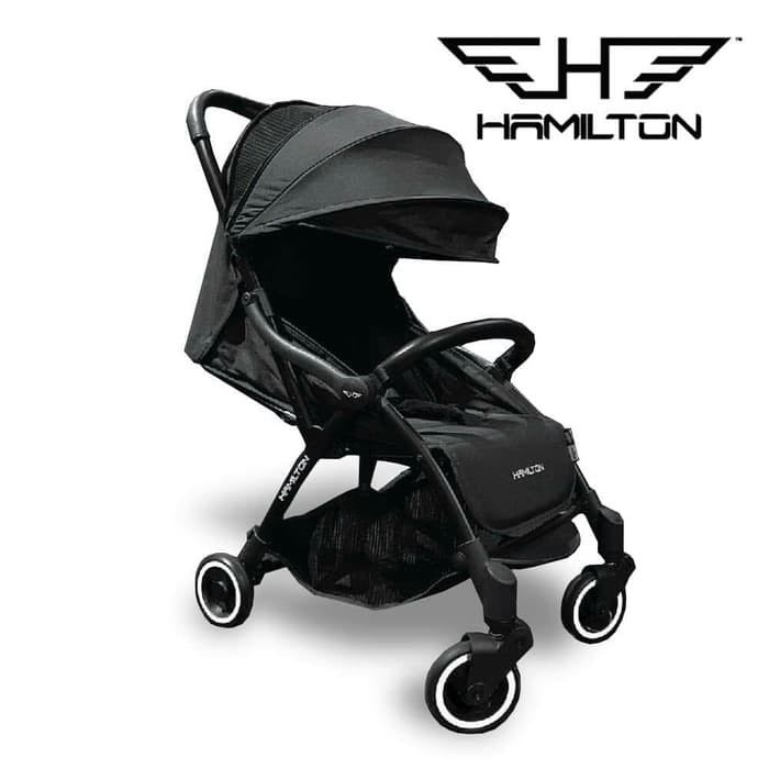Hamilton Ezze Elite Pro Black Stroller 
