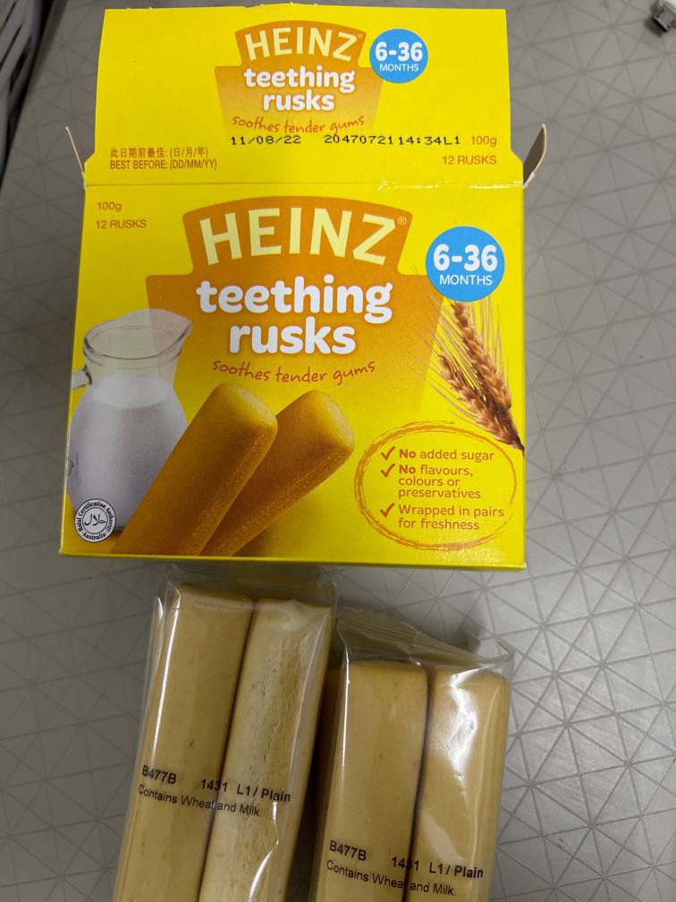 Heinz baby teething rusks sales
