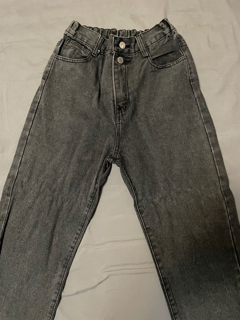 high waisted ash grey jeans !, Women's 