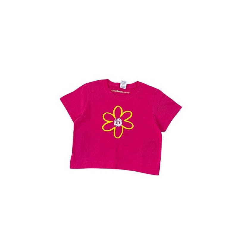 HOT PINK BABY TEE (Small), Women's Fashion, Tops, Others Tops on Carousell