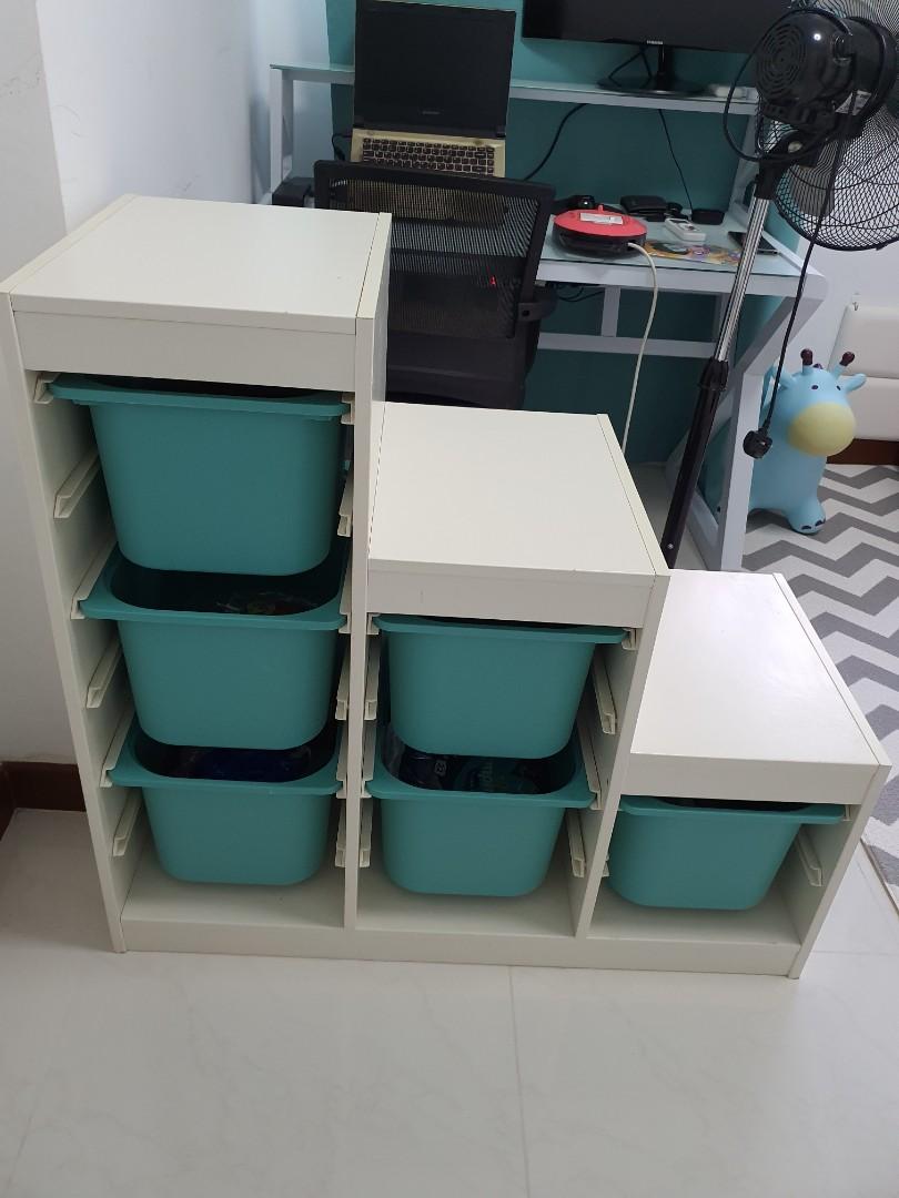 IKEA toy storage, Furniture & Home Living, Furniture, Shelves,