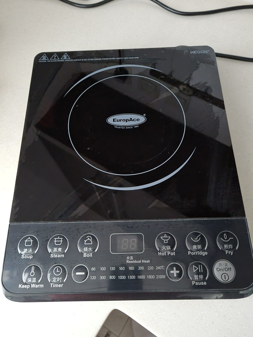 Induction cooker (Europace) & Pot (WMF), TV & Home Appliances, Kitchen