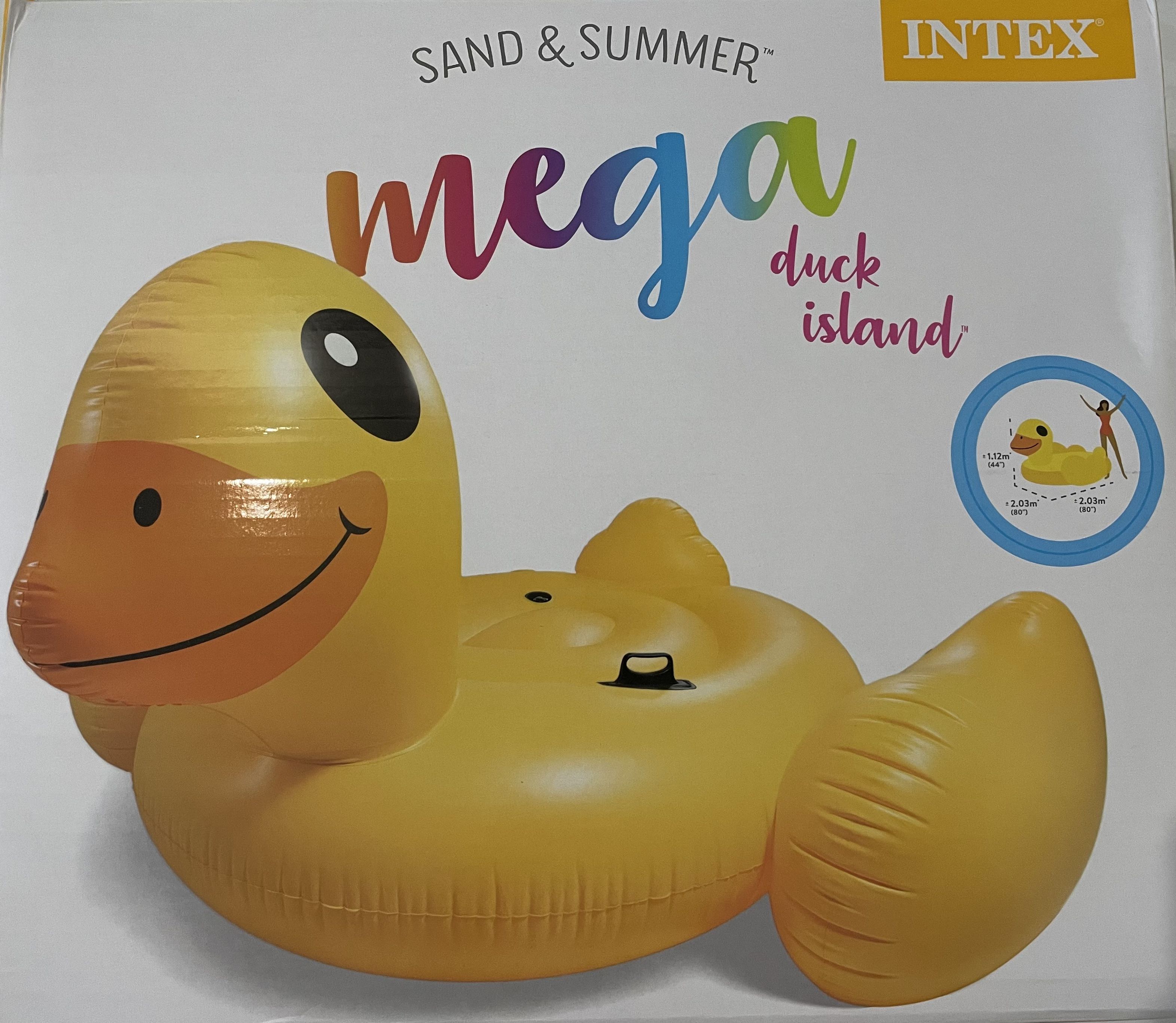Intex Mega Yellow Duck Island Float Hobbies Toys Toys Games