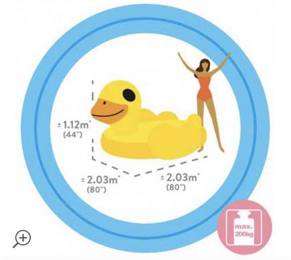 Intex mega yellow duck island discount