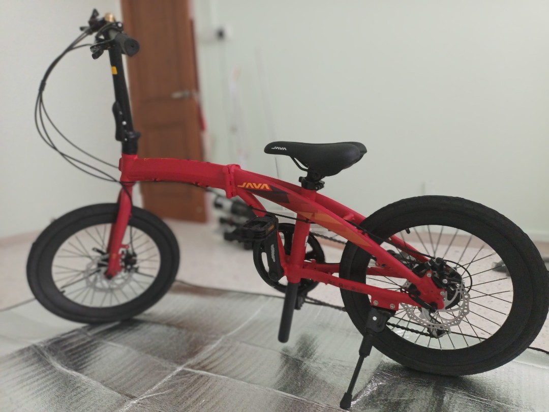 JAVA Zelo V2 Foldable Bike 20 Inch, Sports Equipment, Bicycles & Parts ...