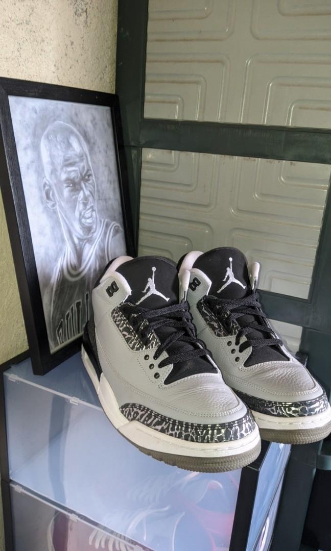JORDAN 3 WOLF GREY (2014 RELEASE), Men 