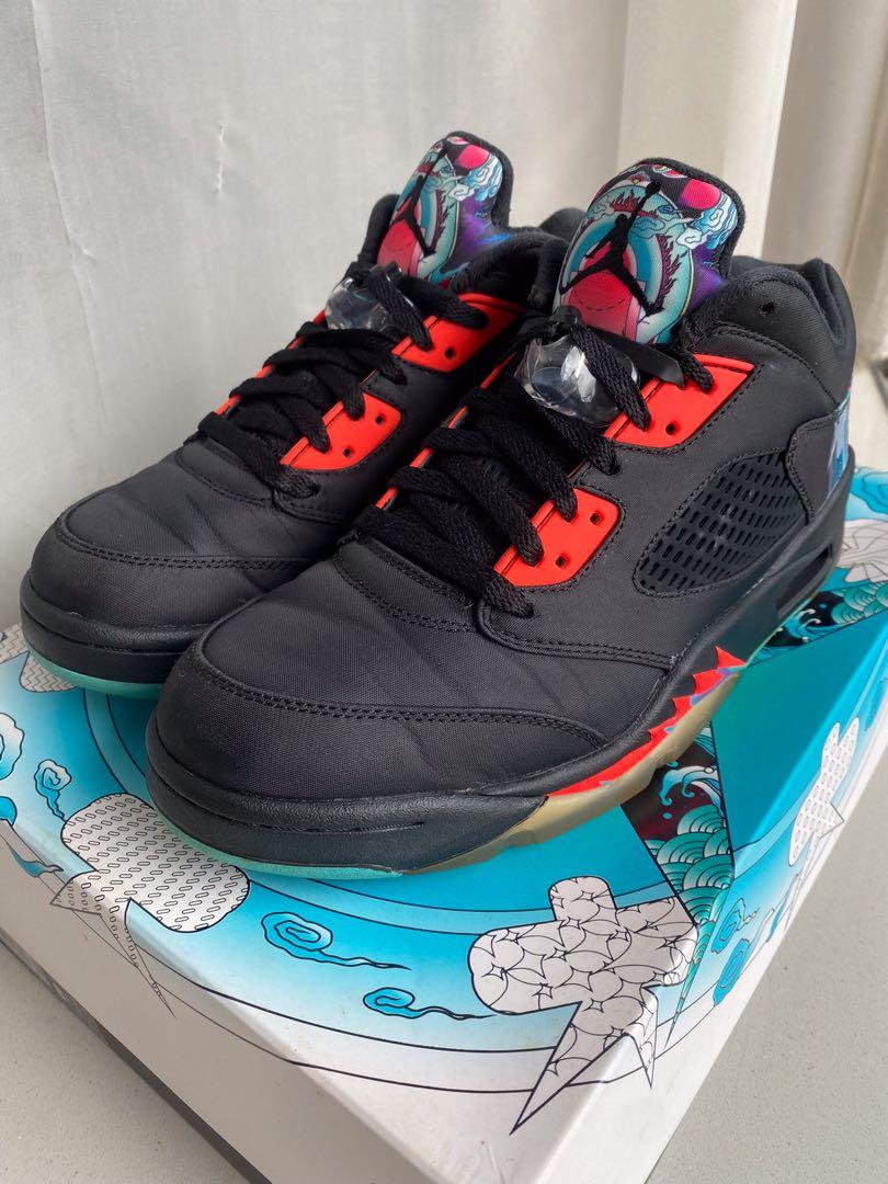 Nike air jordan on sale retro 5 low cny
