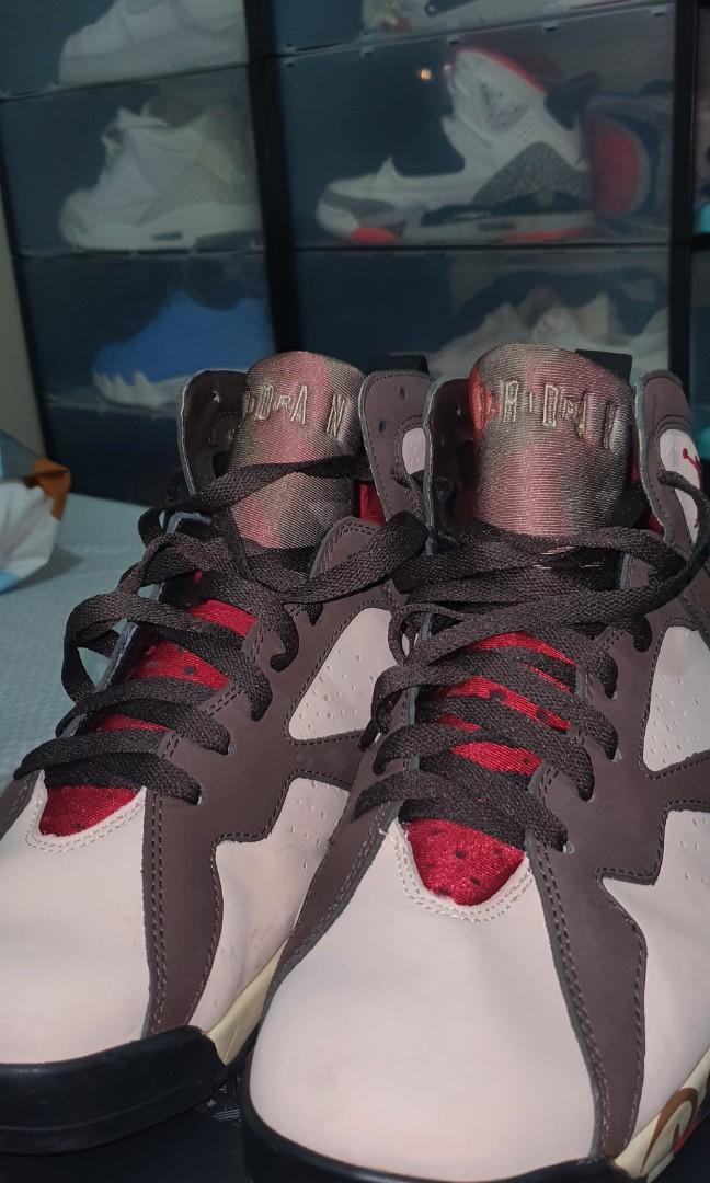 Jordan 7 Patta Shimmer, Men's Fashion 