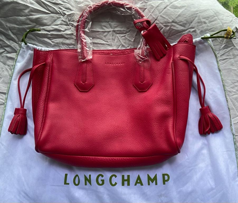Longchamp Penelope Leather bag Ruby, Luxury, Bags & Wallets on ...