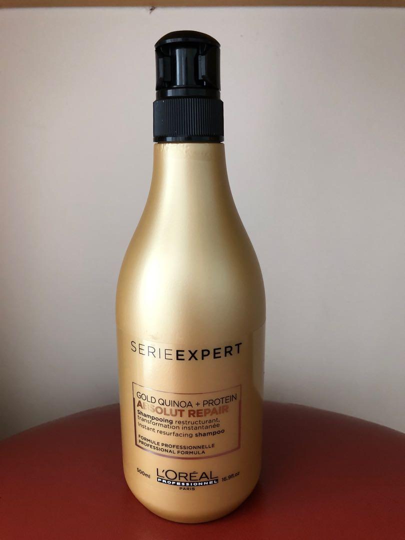 L'Oréal Professionnel Série Expert Absolut Repair Shampoo, Beauty &  Personal Care, Hair on Carousell