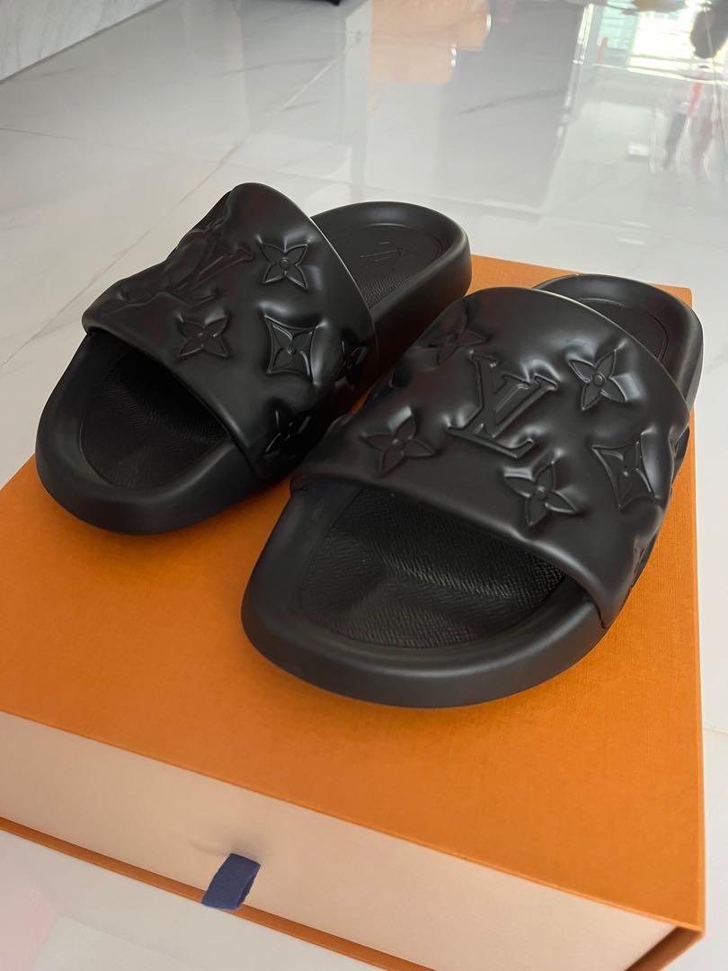 Louis Vuitton Waterfront Mule slides, Men's Fashion, Footwear