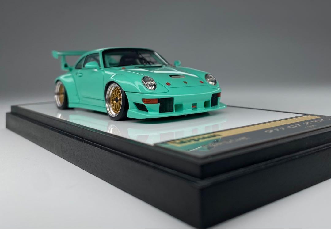 メイクアップビジョンの1／43ポルシエ911Rホワイト／ブラック