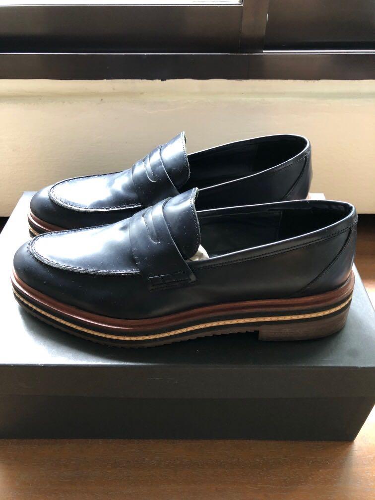 Massimo Dutti Moccasin Platform Shoes Women