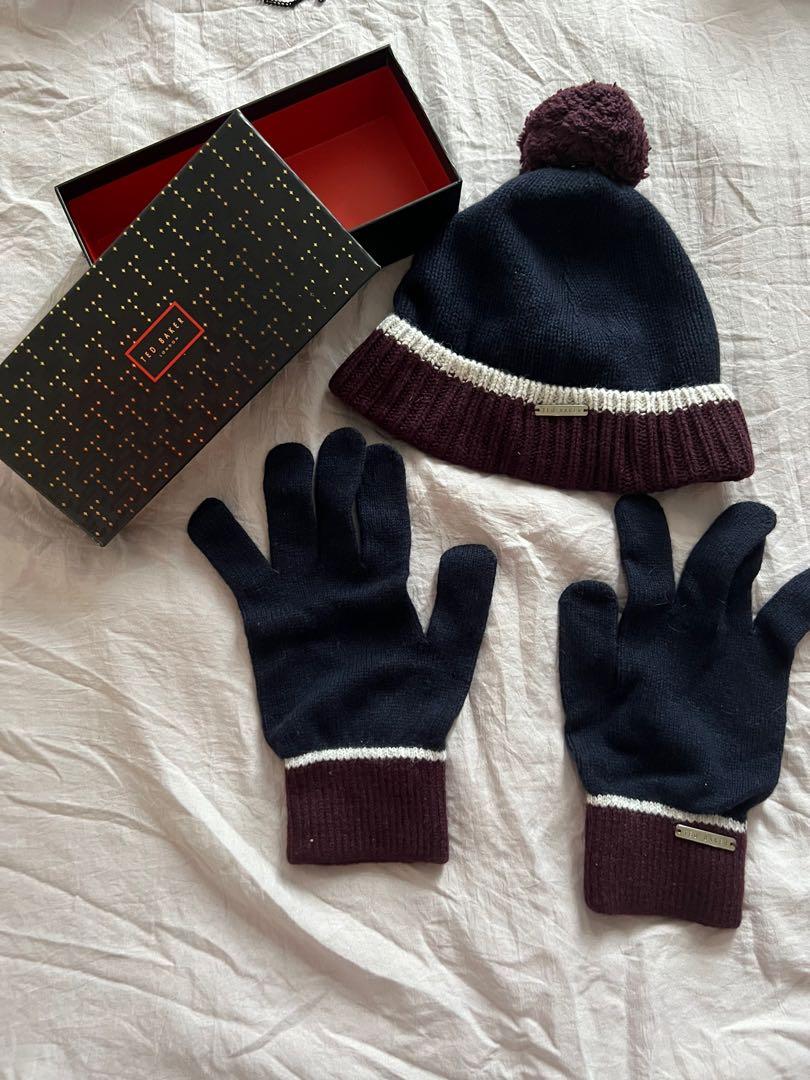 ted baker hat and gloves set