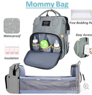 Mummy Bag / Mommy Bag / Diaper Backpack Organizer Insulated