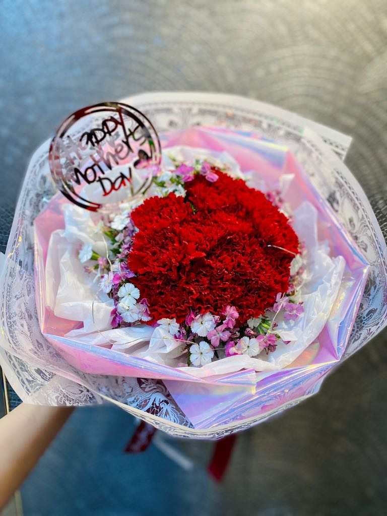 Mother Day Flower Bouquet, Hobbies & Toys, Stationery & Craft, Flowers