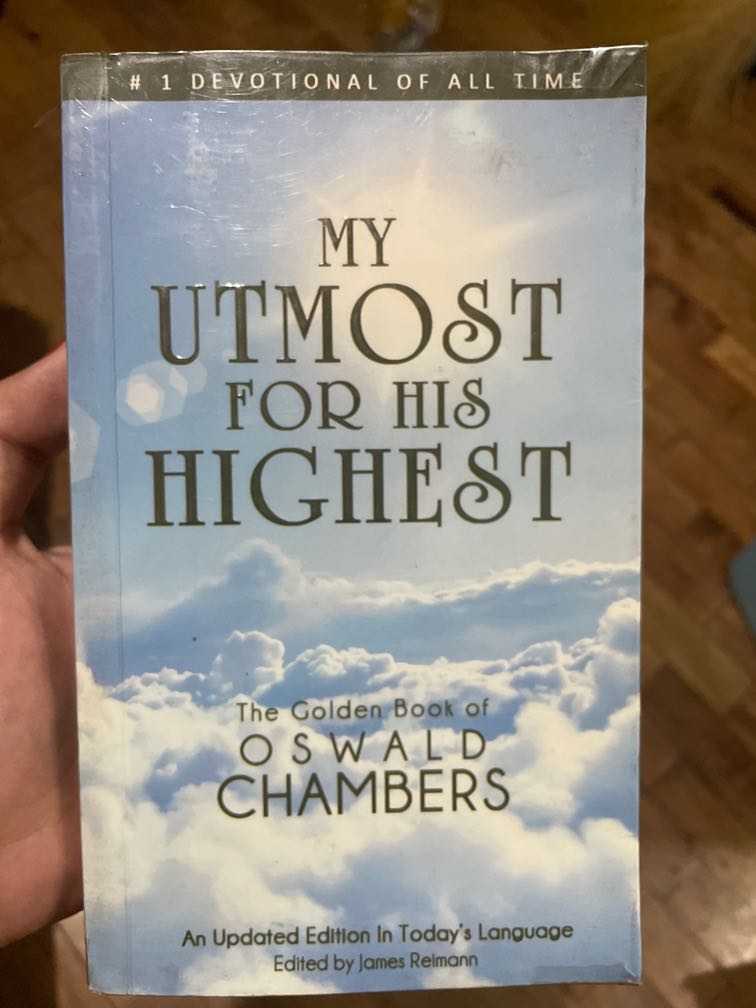 My Utmost For His Highest Oswald Chambers Hobbies And Toys Books And Magazines Religion Books