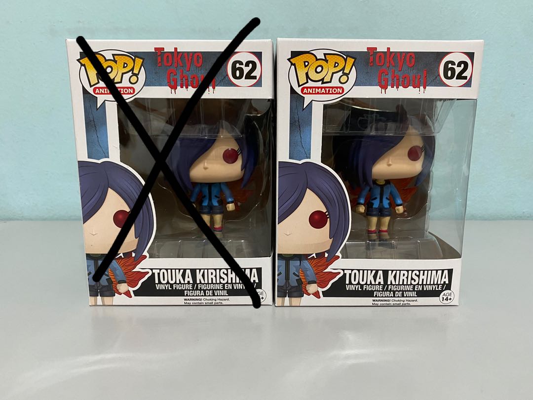 Near Mint Tokyo Ghoul Touka Kirishima 62 Funko Pop Slight Damage
