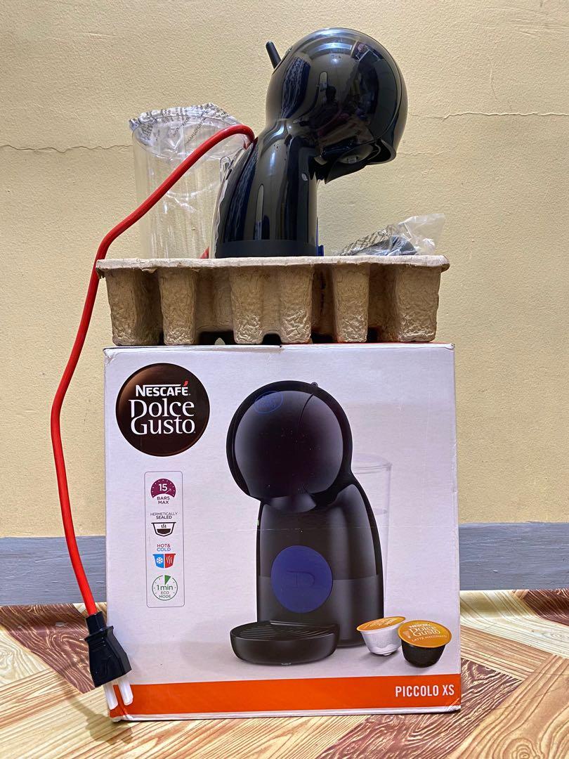 Nescafe Dolce Gusto Piccolo XS Coffee Machine (Category: Coffee Machines & Makers) located in Manila. Submitted by jinniecutie (Listing ID 1159544423, Image 2). Description: 👉🏽 Brand New. Never been used. 👉🏽 Just opened to check the inclusions. 👉🏽 Bought in orange app. Original price: ₱5,199.00 👉🏽 Reason for selling: Coffee machine upgrade. 📦 DELIVERY 📦 — SDD (Grab, Lalamove, Borzo around Metro Manila) — Or personal pick up near Tayuman