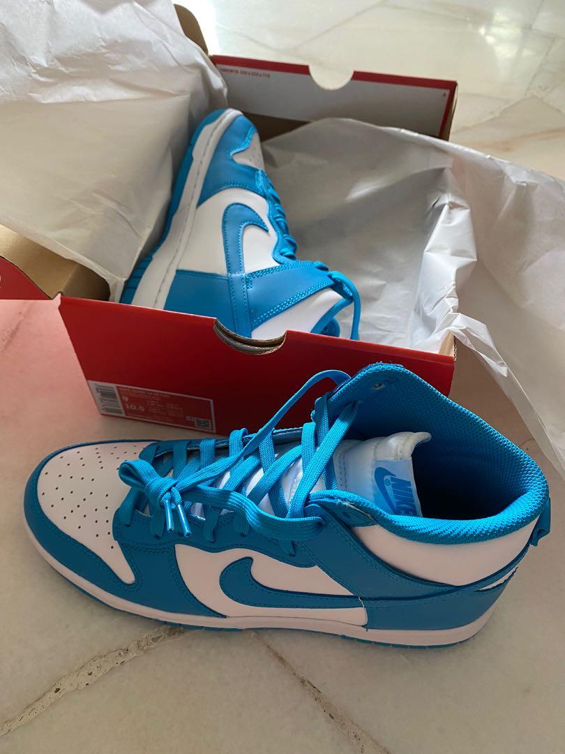 Nike Dunk High Retro Laser Blue US 9 Men s Fashion Footwear