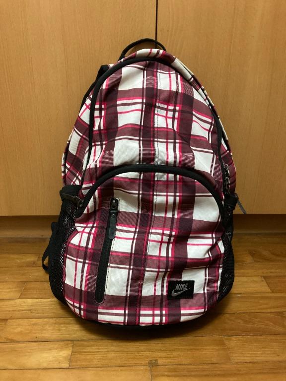 NIKE HERITAGE 2.0 PLAID sportswear backpack larger size perfect for school or work