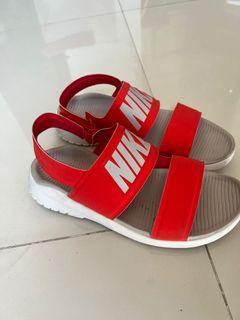 red tanjun sandals