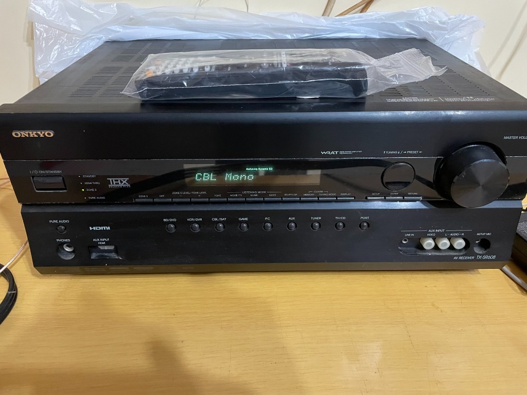Onkyo TXSR608 AV Receiver, 音響器材, 音樂播放裝置 MP3及CD Player Carousell