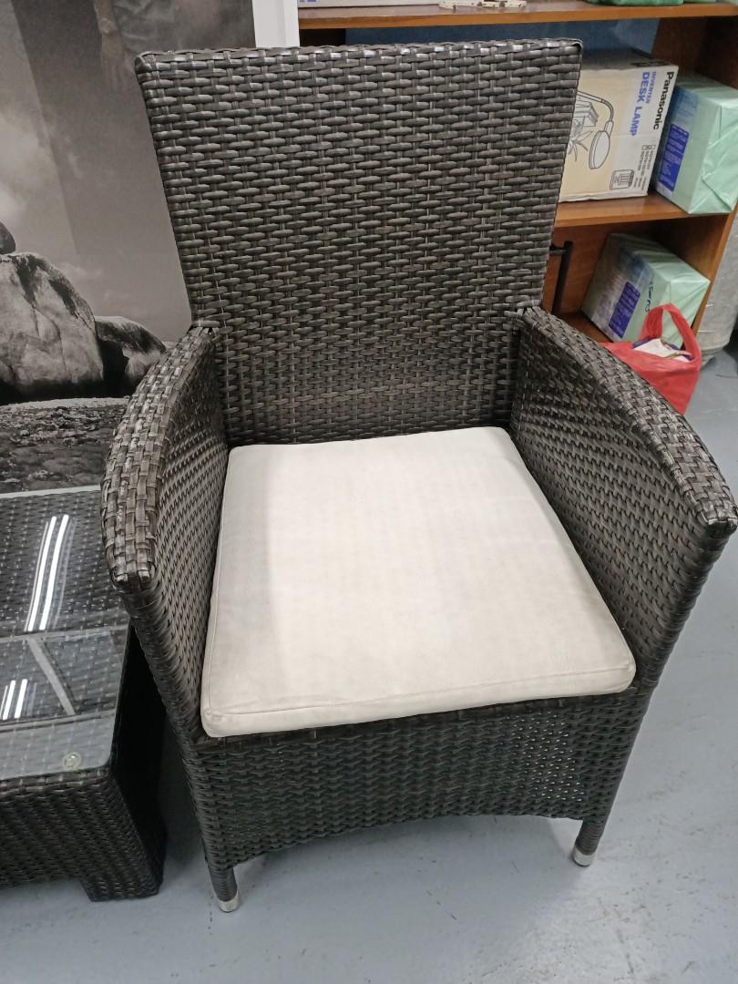 Outdoor Coffee Table+ 2 chairs, Furniture & Home Living, Furniture