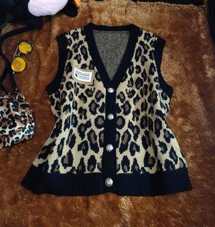 Outer || Rompi Rajut Leopard
