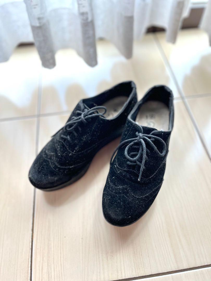 brogue platform shoes